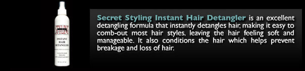 Secret Styling Instant Hair Detangler