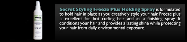 Secret Styling Freeze Plus Holding Spray